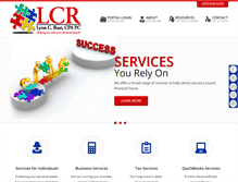 Tablet Screenshot of lcrcpa.com
